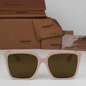 BRAND NEW Burberry BE4411D 380773 Beige Brown Square Women Sunglasses BE 4411D
